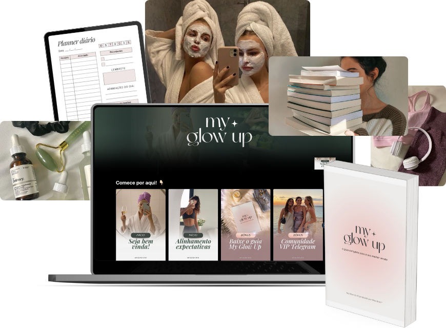 Pequenas Mudanças de Beleza Que Fazem Você Se Sentir Mais Confiante! 9 Mockup Entregaveis